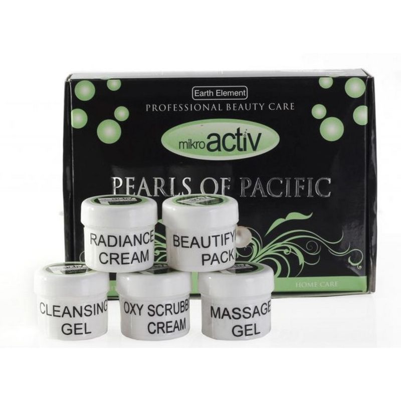 Mikroactiv Pearls Of Pacific Facial Kit (Set of 5) (Buy 1 Get 1)