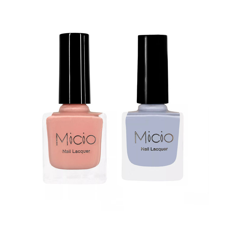 Micio Nail Lacquer - Nude Elegance + Arctic