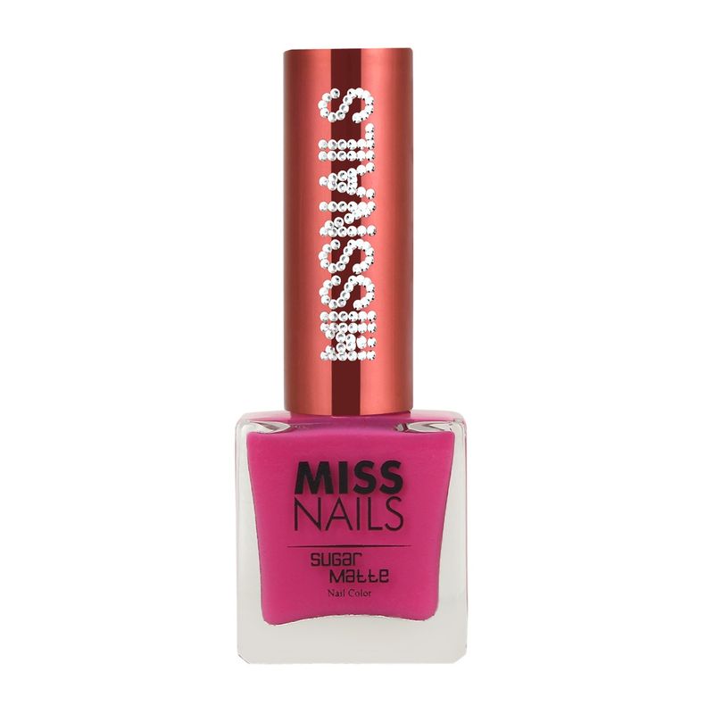 Buy Miss Nails Sugar Matte Nail Color - 16 Hot Pink Online at  desertcartKUWAIT