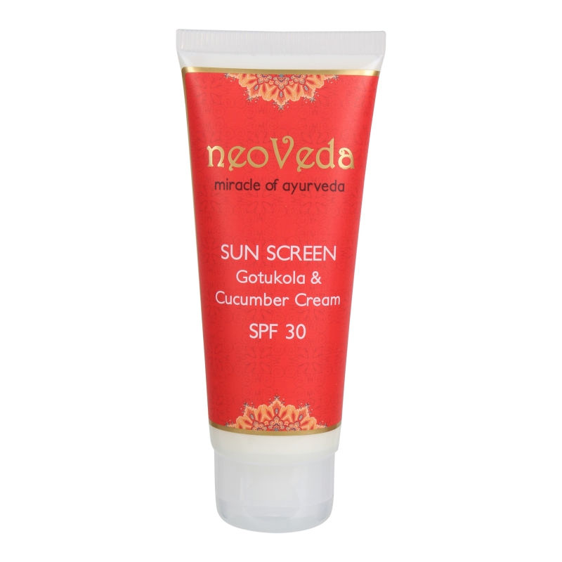NeoVeda Sun Screen SPF 30 Gotu Kola & Cucumber Cream