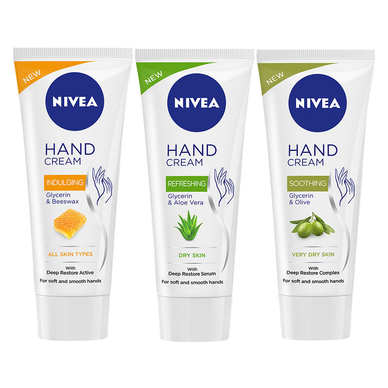 NIVEA Hand Creams - Assorted Combo of 3