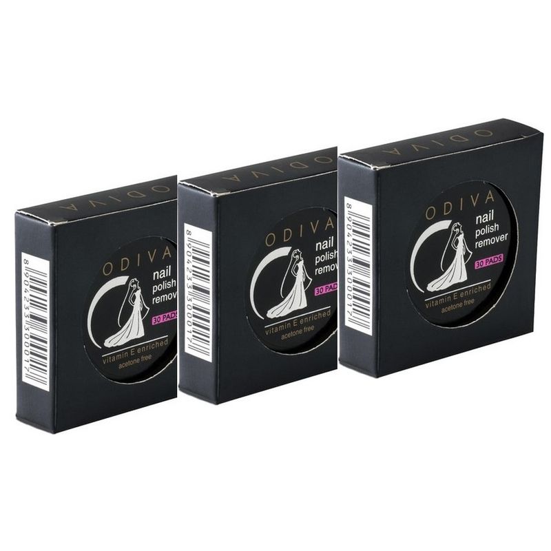 Buy 2 Odiva Nail Remover Round Wipes (30 Pads) & Get 1 Free Combo