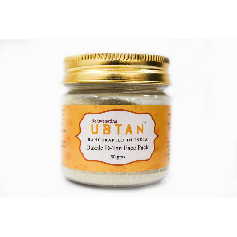 Rejuvenating UBTAN Dazzle D-Tan Face Pack