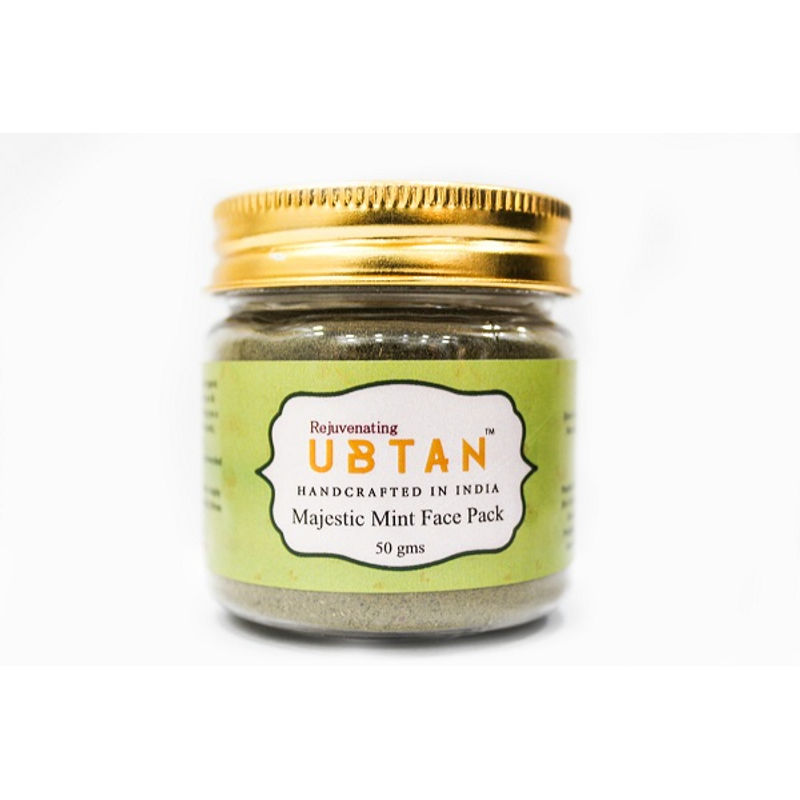 Rejuvenating UBTAN Majestic Mint Face Pack