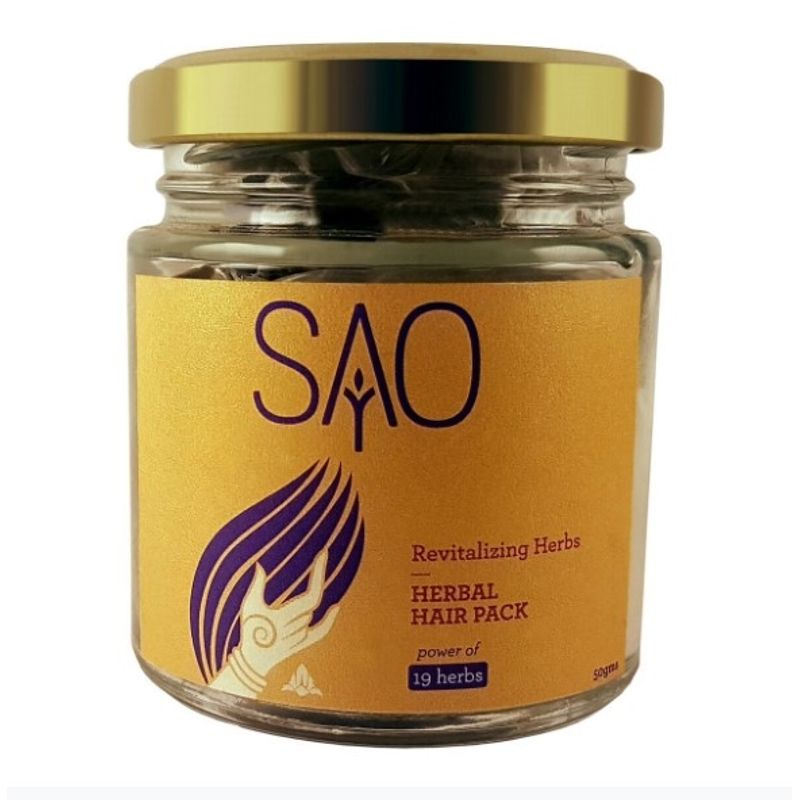 SAO Revitalizing Herbs Herbal Hair Pack (Power Of 19 Herbs)