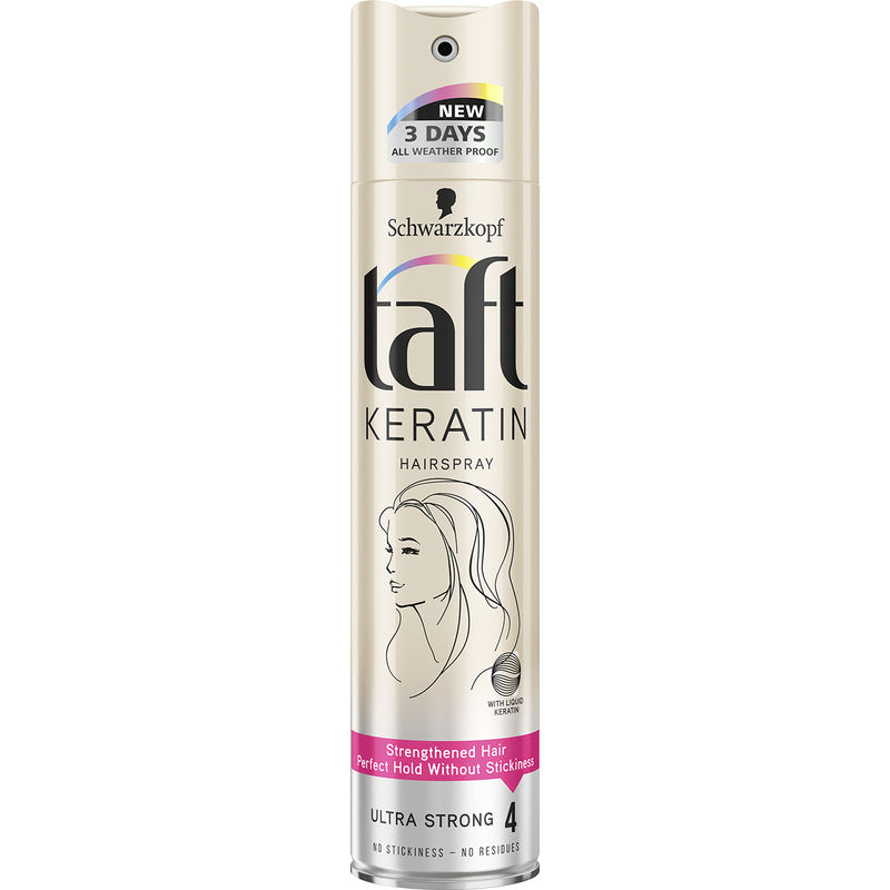 Schwarzkopf Taft Keratin Hair Spray Ultra Strong 4
