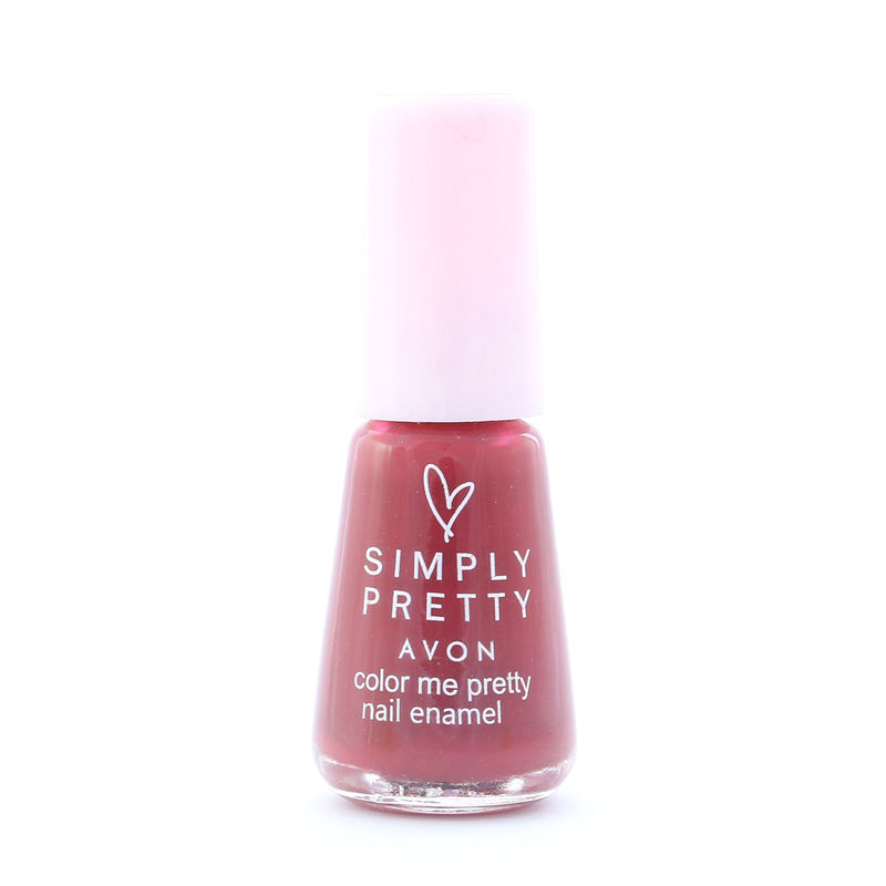 Simply Pretty Avon Color Me Pretty Nail Enamel - Maroon Magic