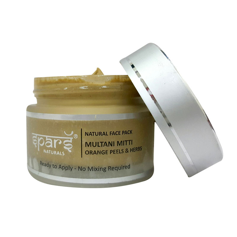 Spars Naturals Multani Mitti Orange Peels & Herbs Face Pack