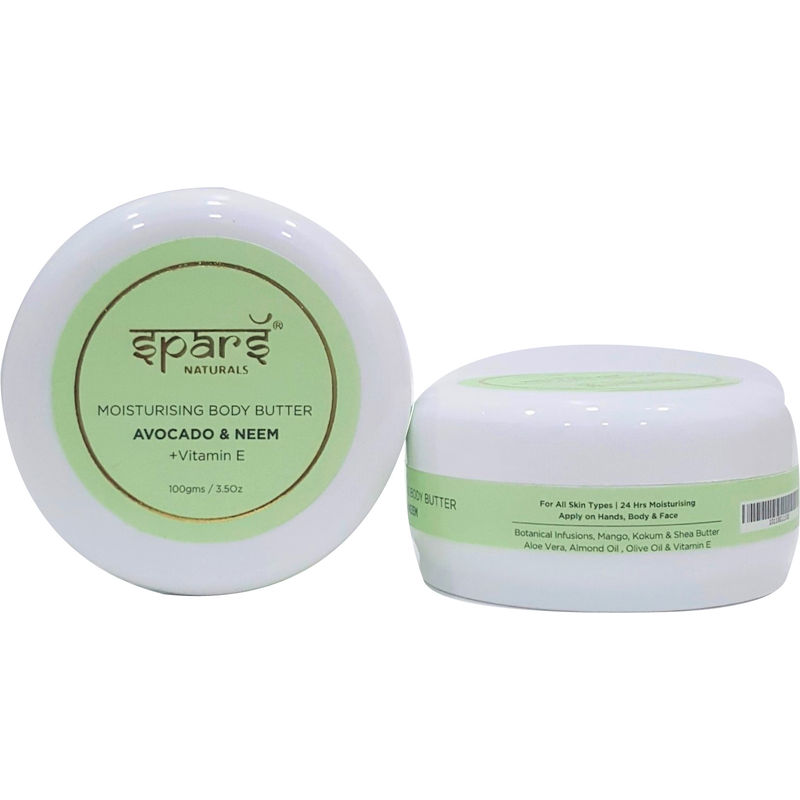Spars Naturals Moisturising Body Butter With Avacodo & Neem