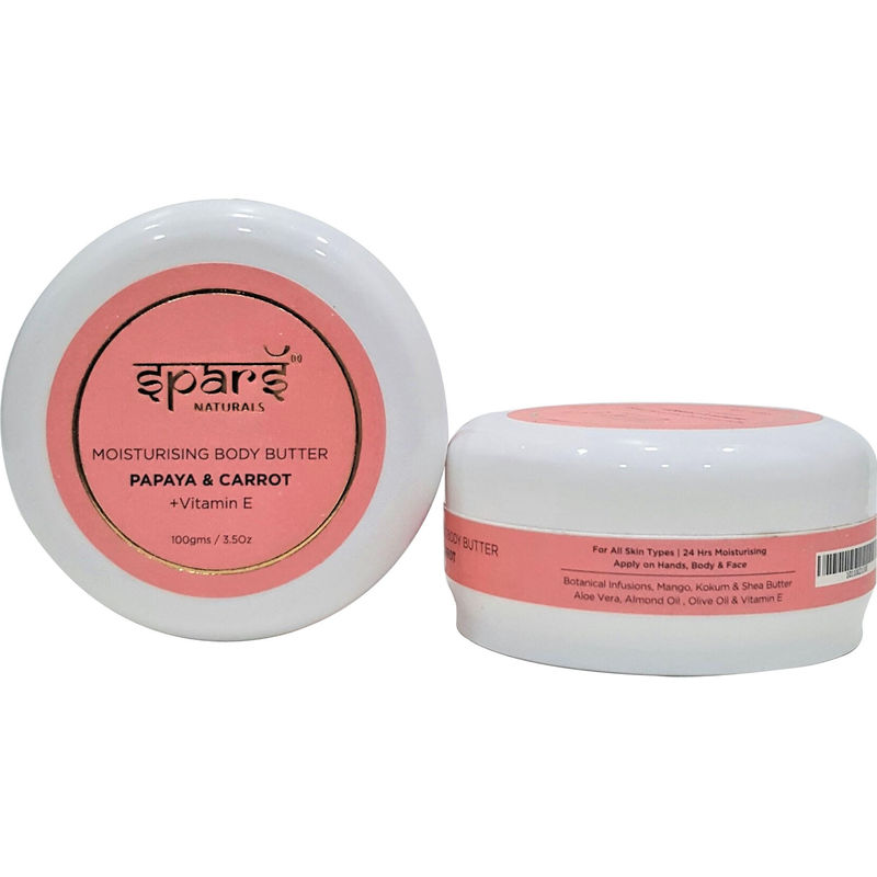 Spars Naturals Moisturising Body Butter With Papaya & Carrot