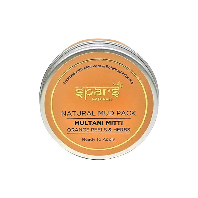 Spars Natural Multani With Orange Peels & Herbs Mud Pack
