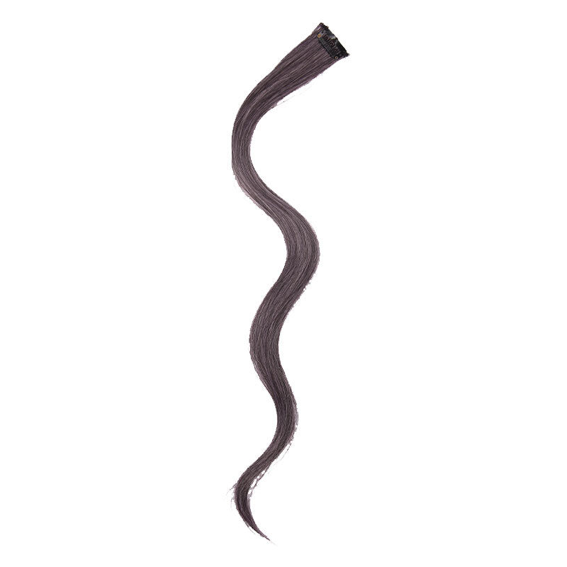 Streak Street Clip-On Straight Hair Extension - Argyle Purple