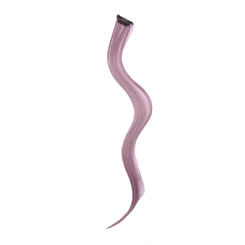 Streak Street Clip-On Straight Hair Extension - Opera Mauve