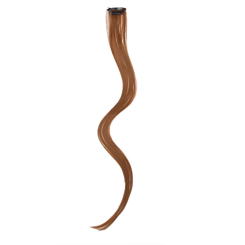 Streak Street Clip-On Straight Hair Extension - Traditional Brown