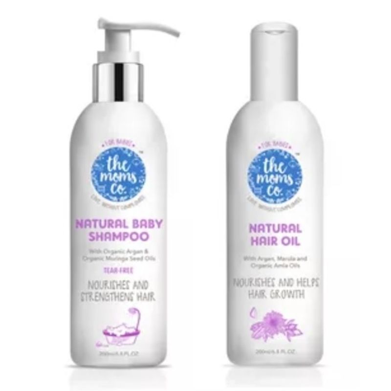 The Moms Co Natural Baby Shampoo Natural Hair Oil