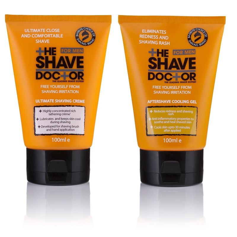 The Shave Doctor Shave Creme + Aftershave Cooling Gel