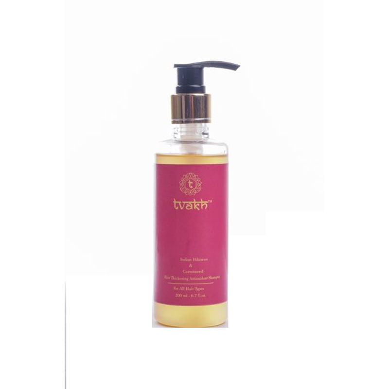 Tvakh Indian Hibiscus & Carrot Seed Hair Thickening Antioxidant Shampoo