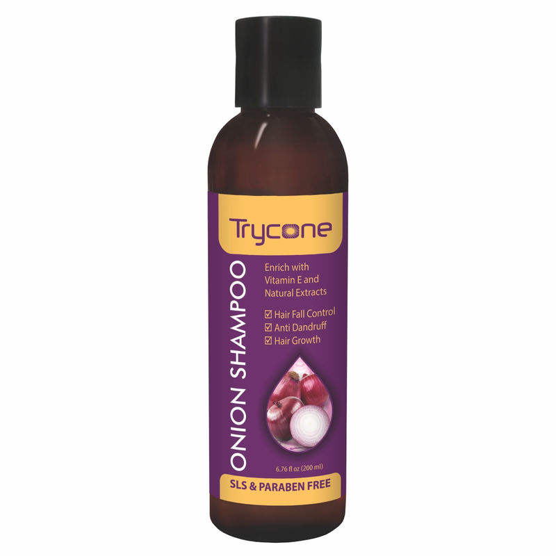 Trycone Onion Shampoo Enriched With Vitamin E & Natural Extracts