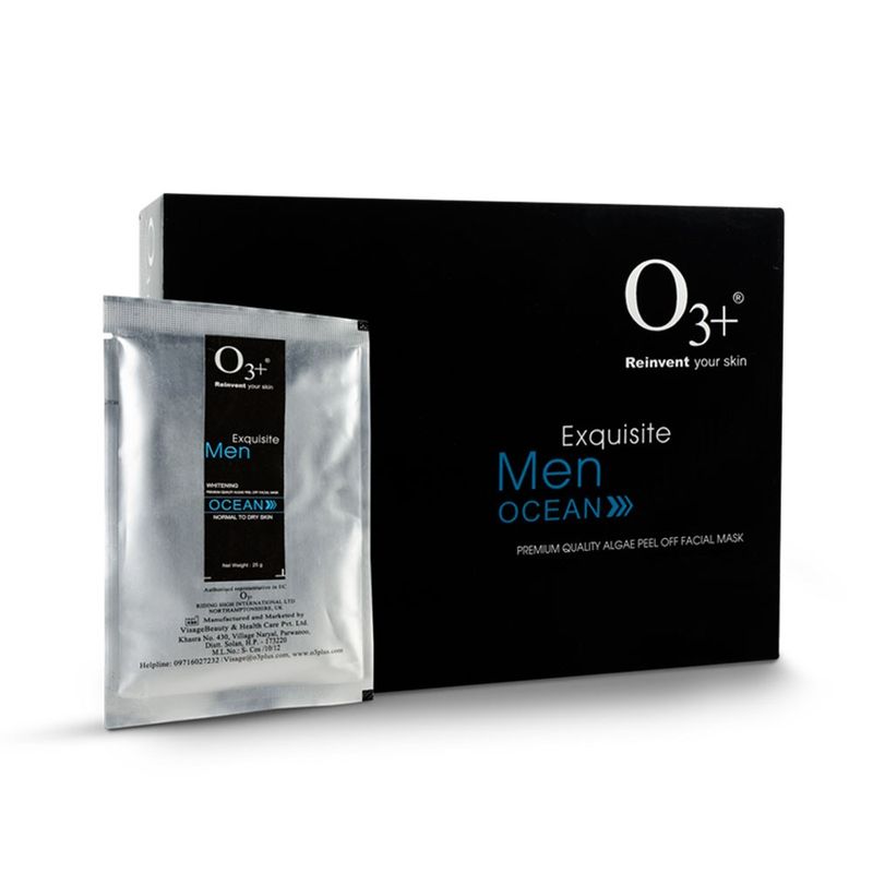 O3+ Reinvent Your Skin Exquisite Men Ocean Premium Quality Algae Peel Off Facial 