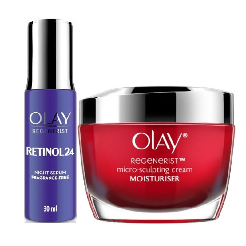 olay retinol 24 and micro sculpting cream