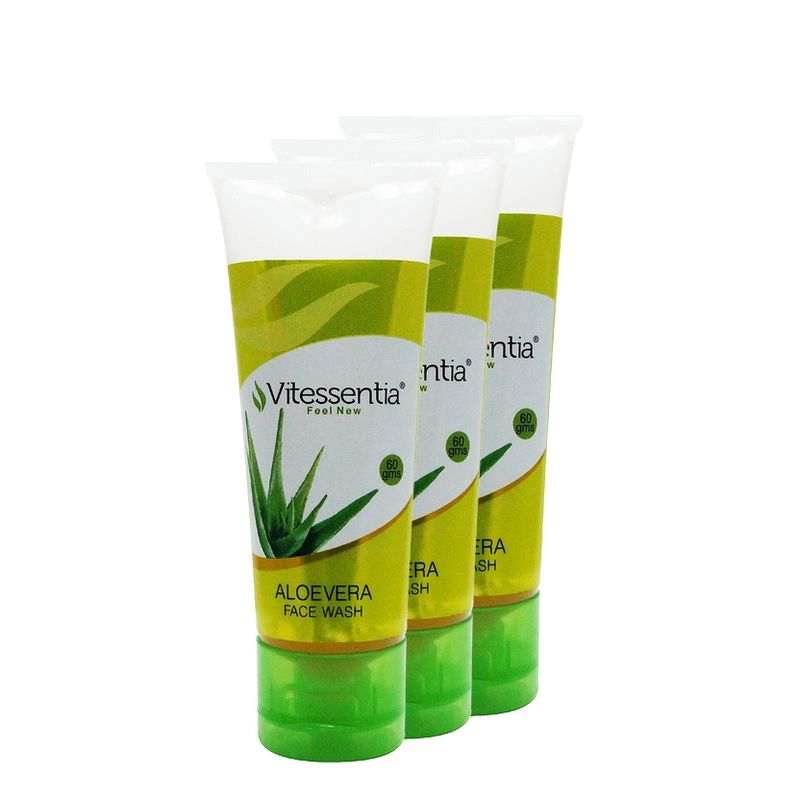 Vitessentia Aloe Vera Facewash Pack Of 3