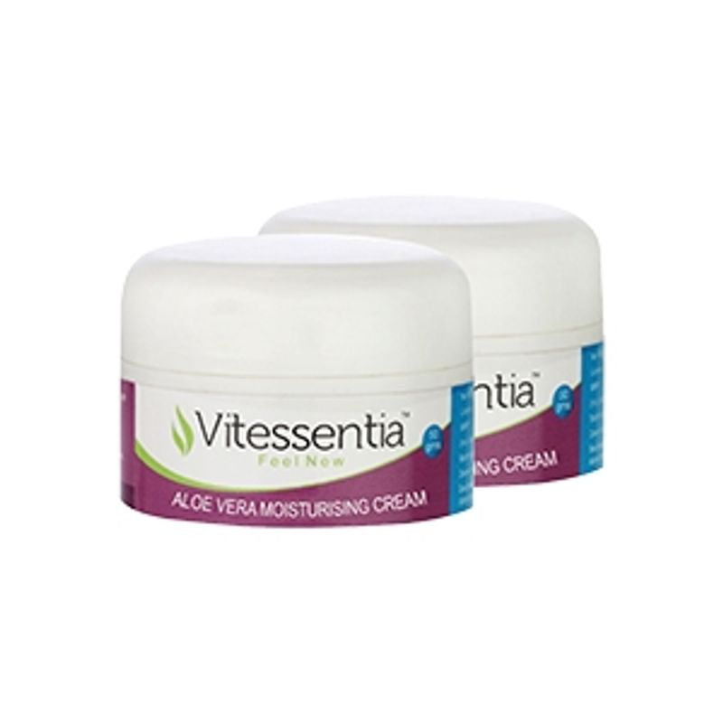 Vitessentia Aloe Vera Moisturising Cream Pack Of 2