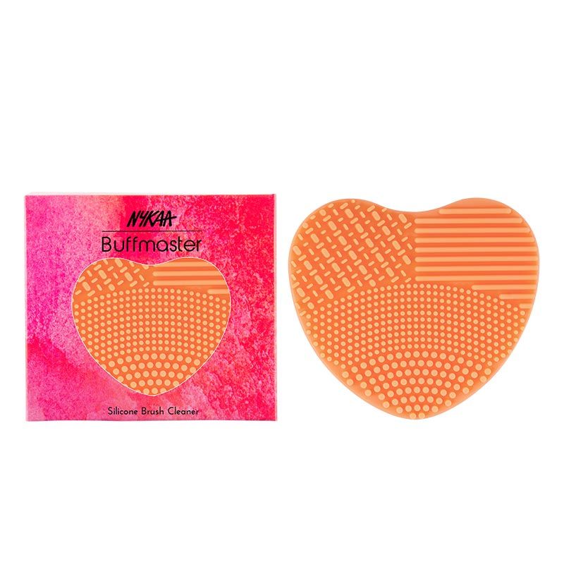 Nykaa BuffMaster Silicone Makeup Brush Cleaner - Orange
