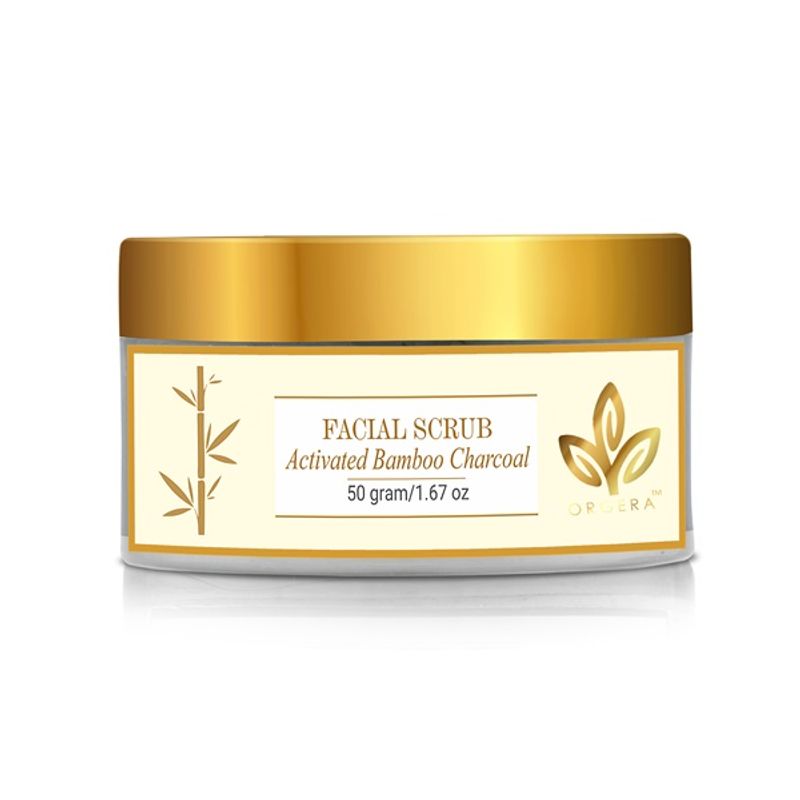 Orgera Herbal Facial Scrub Activated Bamboo Charcoal
