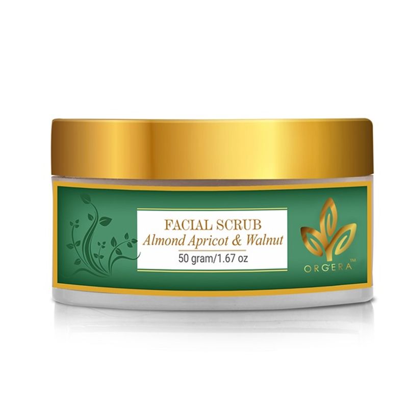 Orgera Herbal Facial Scrub Almond Apricot Walnut