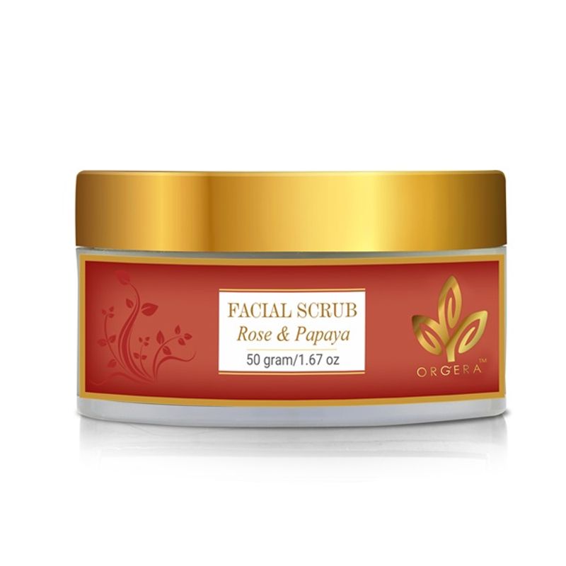 Orgera Herbal Facial Scrub Rose And Papaya