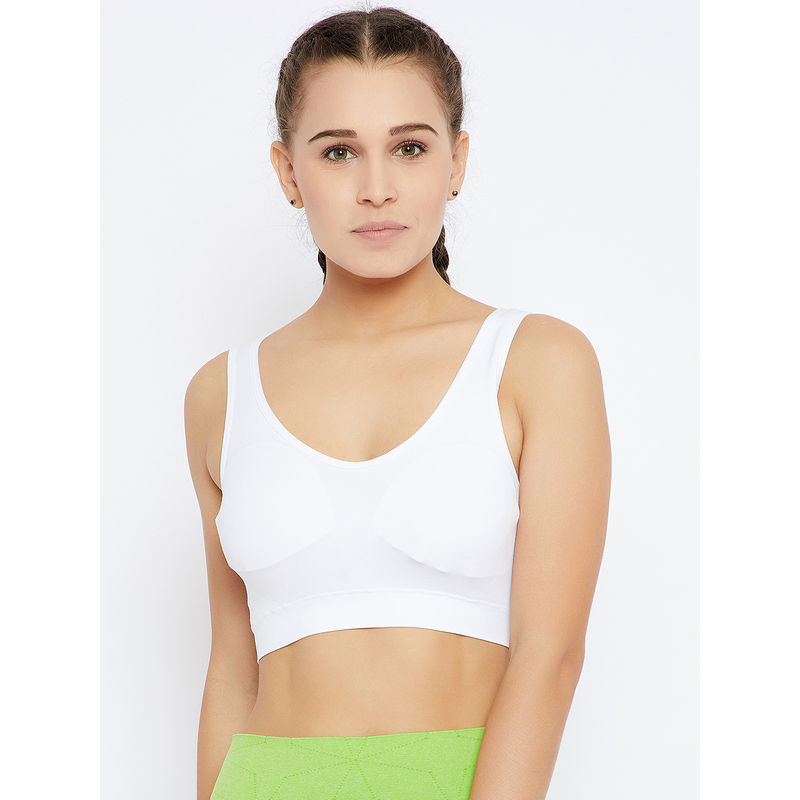 C9 Airwear Women's White Padded Basic Bra (M)
