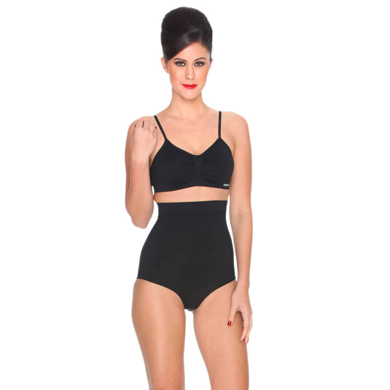 C9 Airwear Seamless High Control Low Waist Black Shapewear (M)