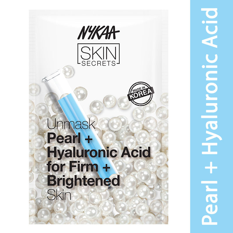 Nykaa Skin Secrets Pearl + Hyaluronic Acid Sheet Mask