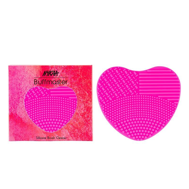 Nykaa BuffMaster Silicone Makeup Brush Cleaner - Pink