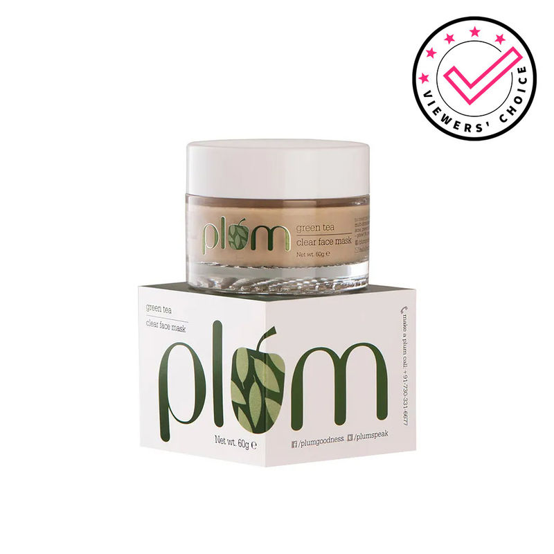 Download Plum Green Tea Clear Face Mask Buy Plum Green Tea Clear Face Mask Online At Best Price In India Nykaa PSD Mockup Templates