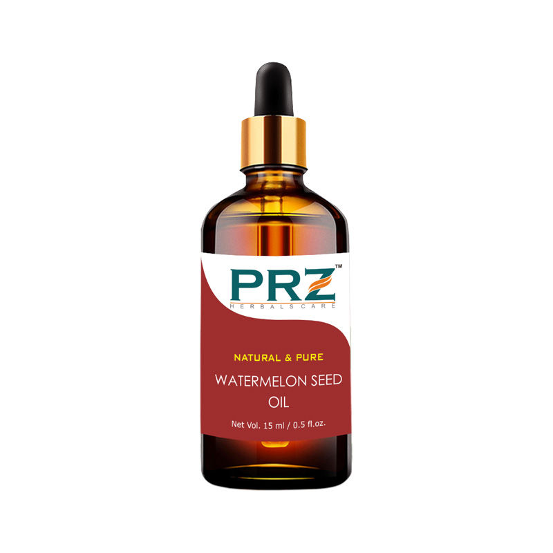 PRZ Watermelon Seed Cold Pressed Carrier Oil - Pure Natural & Therapeutic Grade Skin & Hair Care Oil