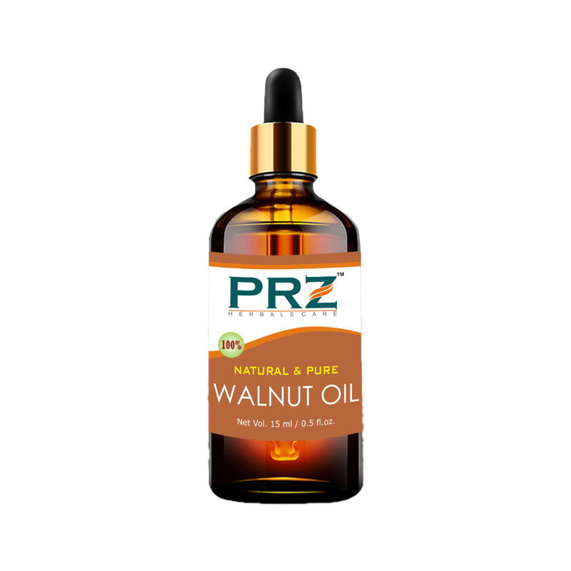 PRZ Walnut Cold Pressed Carrier Oil - Pure Natural & Therapeutic Grade Oil For Skin & Hair Care