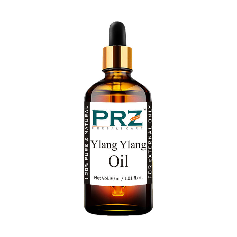 PRZ Ylang Ylang Essential Oil - Pure Natural For Aromatherapy, Skin & Hair Care