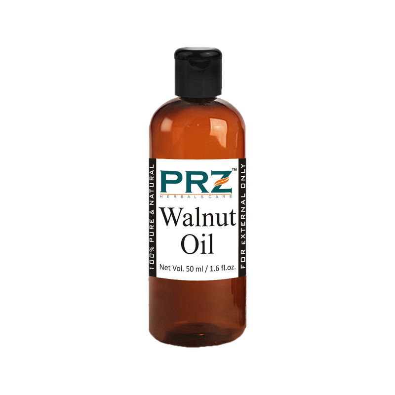 PRZ Walnut Cold Pressed Carrier Oil - Pure Natural & Therapeutic Grade Oil For Skin & Hair Care
