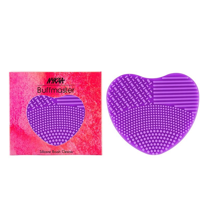Nykaa BuffMaster Silicone Makeup Brush Cleaner - Purple