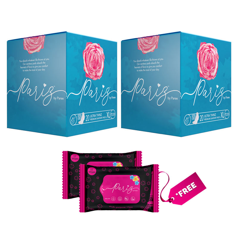 Pariz By Paree Sanitary pads XL-20 (Pack of 2)