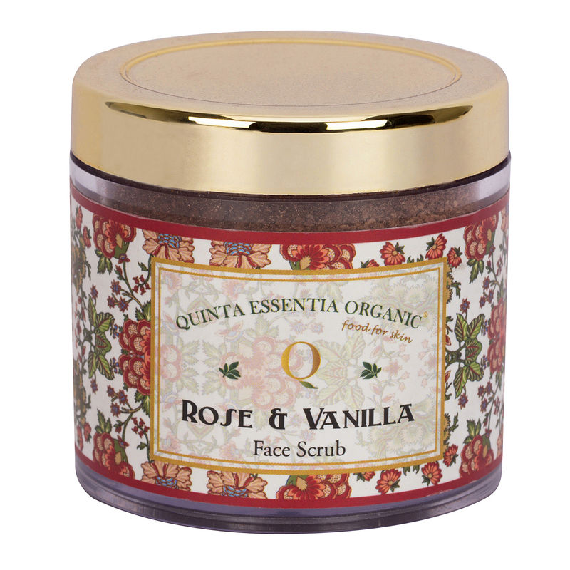 Quinta Essentia Organic Rose Vanilla Scrub Face Scrub