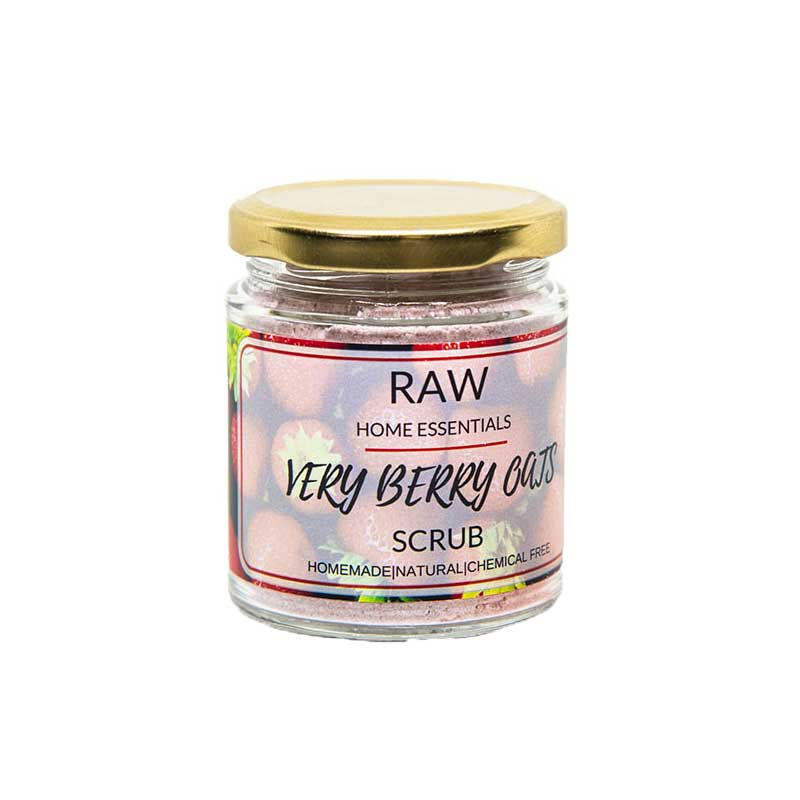 Raw Home Essentials Very Berry Oats Scrub