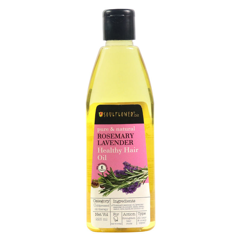 Buy Soulflower Rosemary Lavender Healthy Hair Oil At Nykaa Com