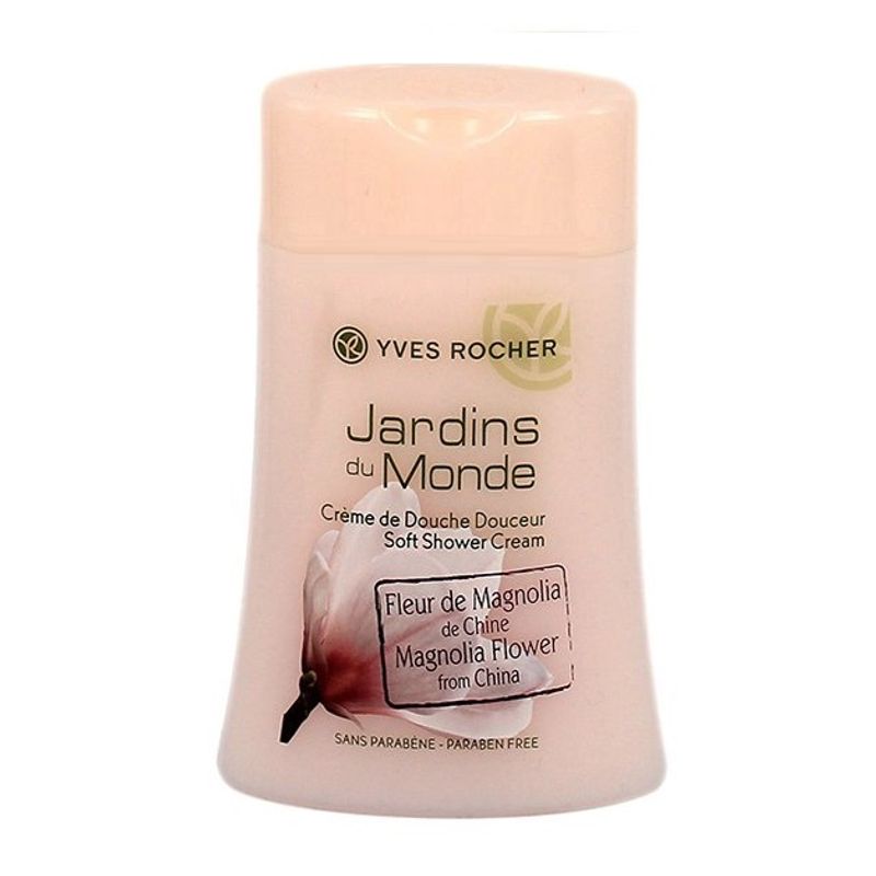 Yves Rocher Jardins Du Monde Soft Shower Cream Magnolia Flower From