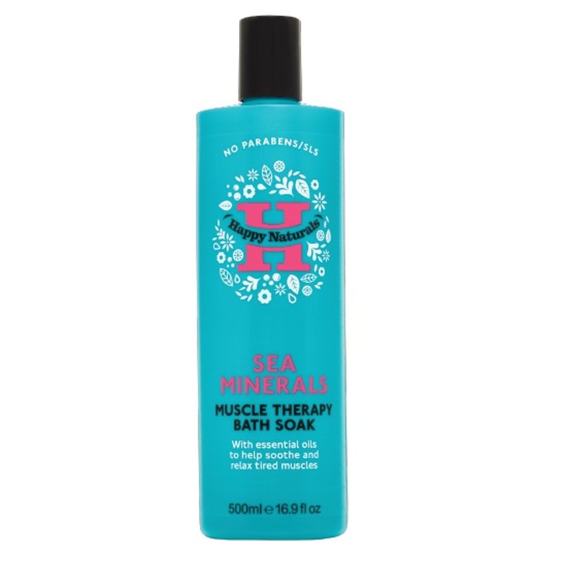 Happy Naturals Sea Minerals Muscle Therapy Bath Soak