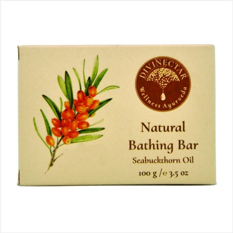 Divinectar Natural Seabuckthorn Oil Bathing Bar