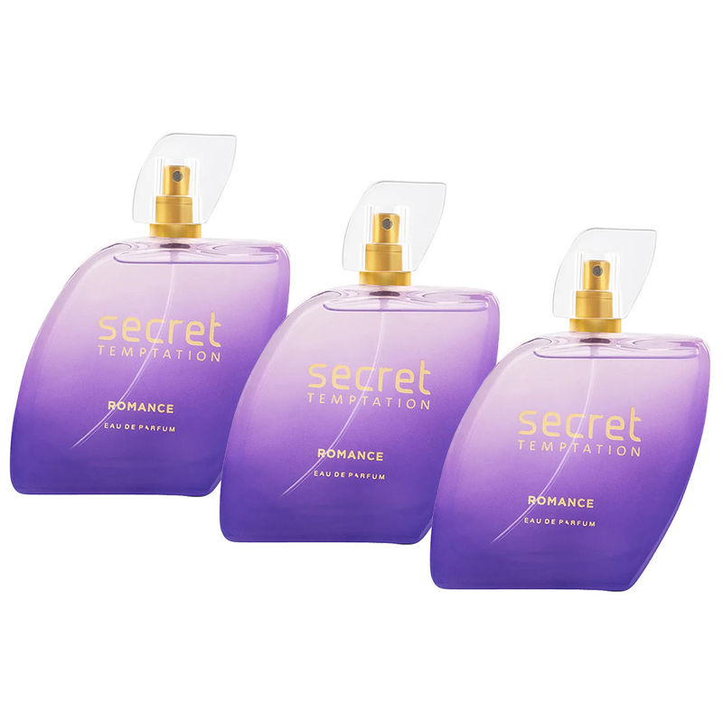 Secret Temptation Romance Perfume For Women (Pack Of 3) Buy Secret