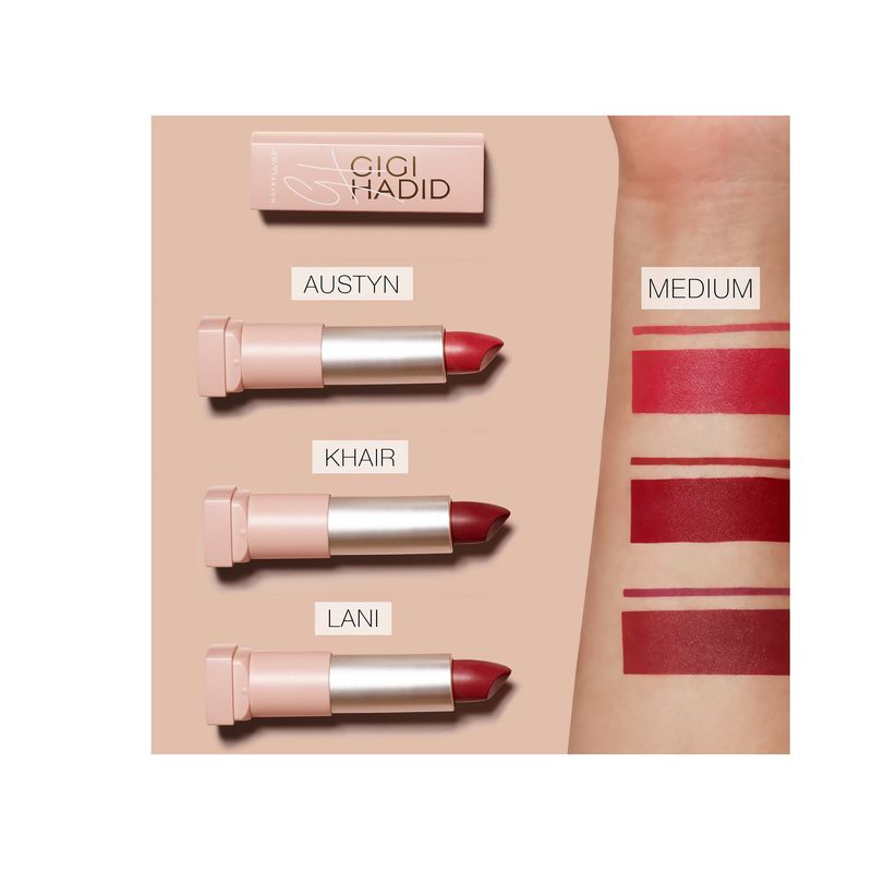 Maybelline New York Gigi Hadid Color Sensational Lipstick Khair39gm