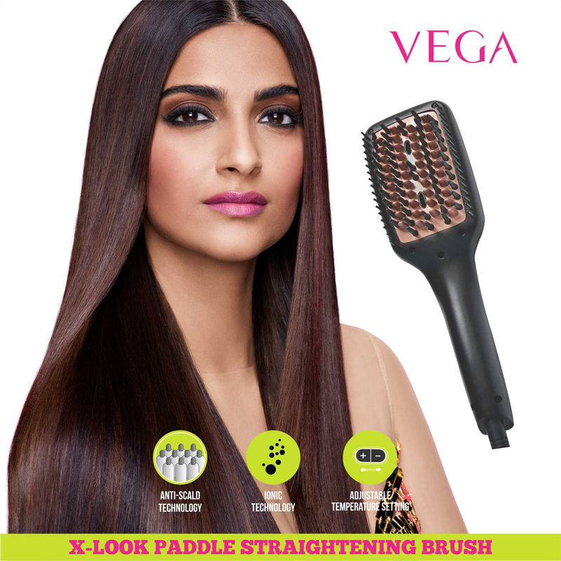 Vega x look paddle straightening brush top